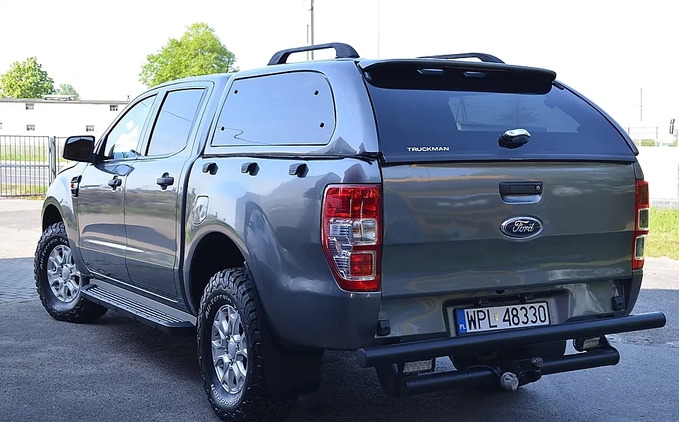 Ford Ranger cena 85000 przebieg: 132800, rok produkcji 2016 z Gąbin małe 326